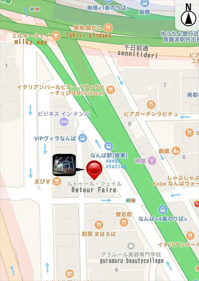 אוסקה ルトゥール難波 Retournanba 男塾ホテルグループ (Adults Only) מלון אהבה